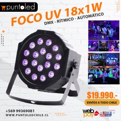 FOCO UV 18x1w - Punto Led Chile