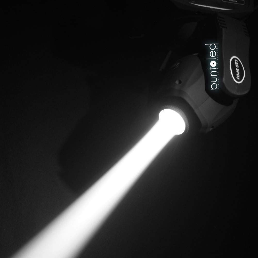Pack 2 Cabezas Móviles 60w Spot con Anillo Led - Imagen 11