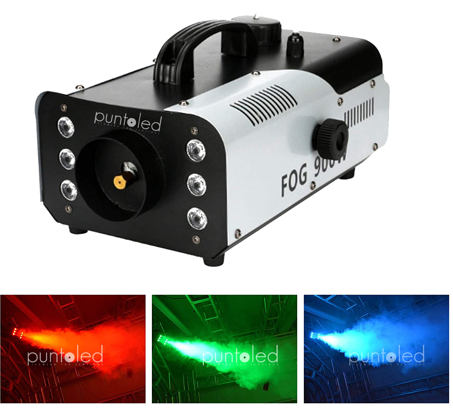 Máquina de Humi 900w Leds inalámbrica