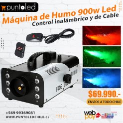 Máquina de Humi 900w Leds inalámbrica