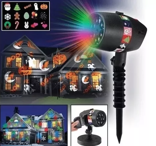 Proyector Led Navidad - Halloween - Imagen 2