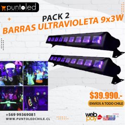 Barras UV 9x3w - Punto Led Chile