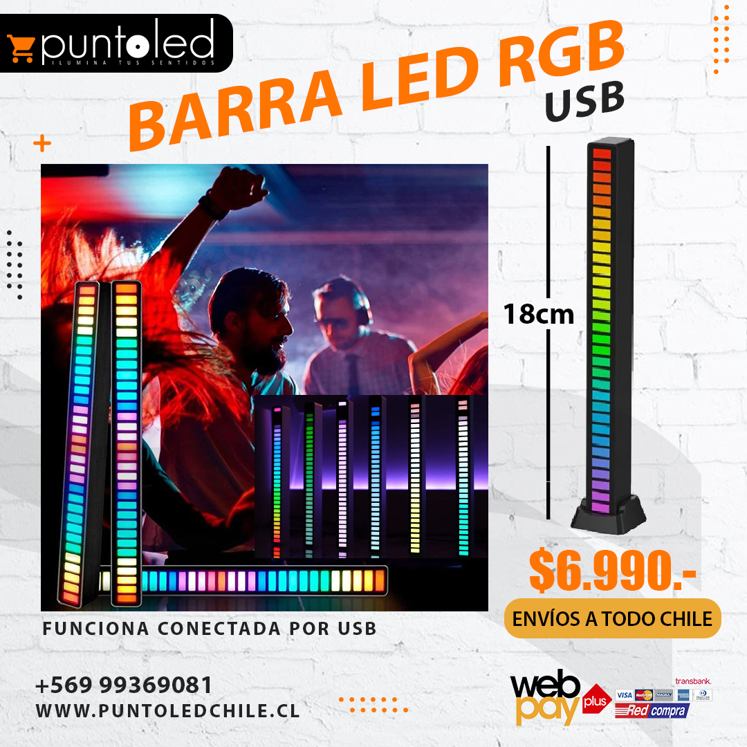 Barra Led Usb - Punto Led Chile