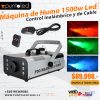 Máquina de Humo 1500w Led - Punto Led Chile 2022