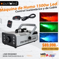 Máquina de Humo 1500w Led - Punto Led Chile 2022