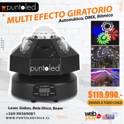 Multi Efecto Giratorio - Punto Led Chile