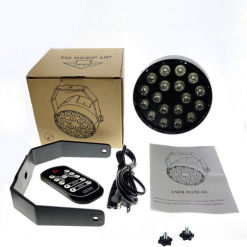 Alternative view of Mini Foco UV 18x1w Con Control Remoto