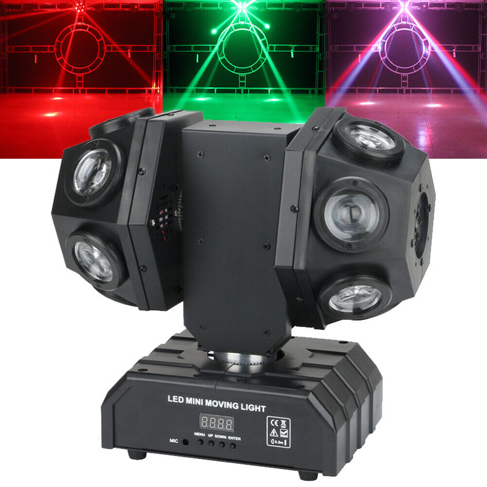 Cabeza Móvil Double Barrrel 12x10w con Laser Rojo y Verde - Imagen 5
