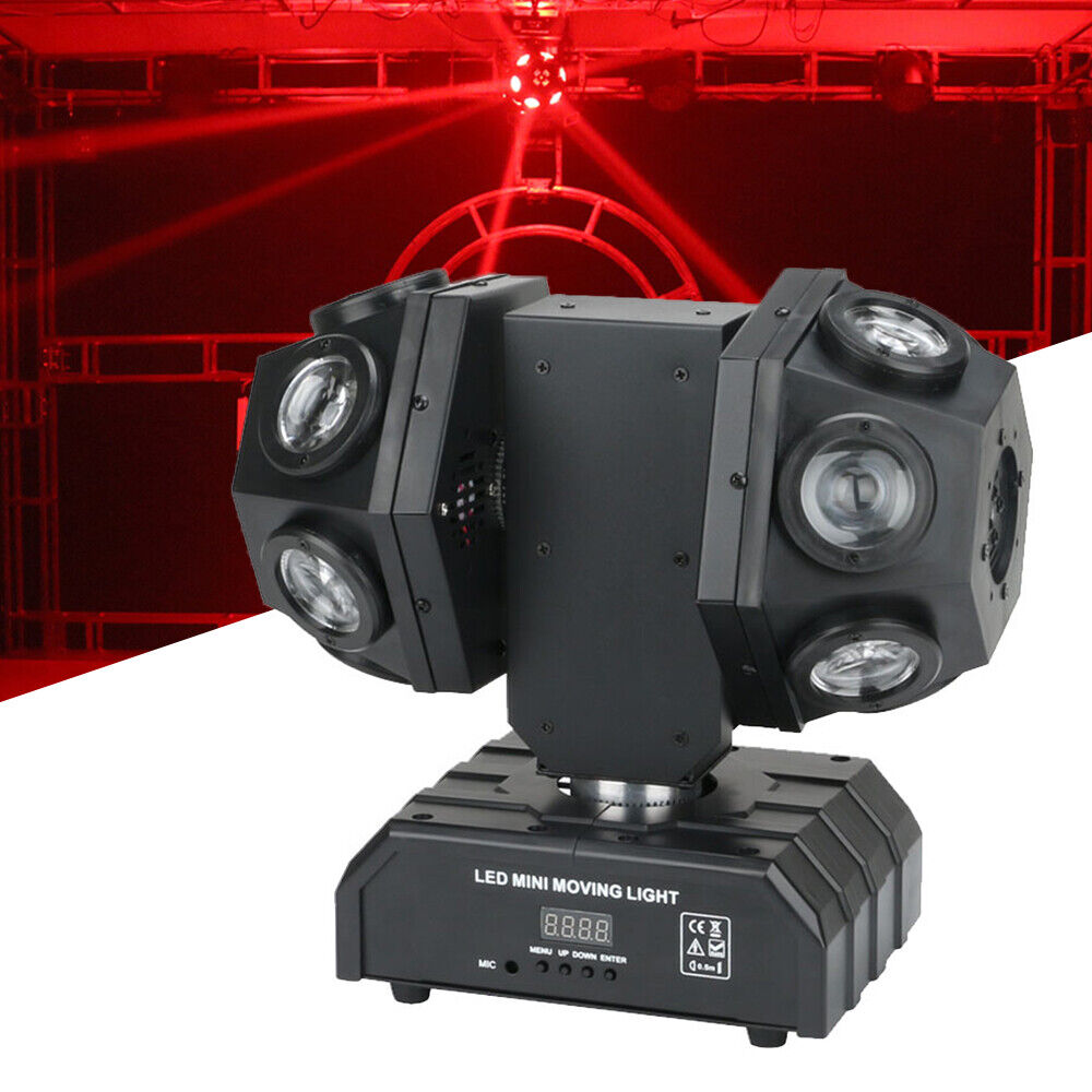 Cabeza Móvil Double Barrrel 12x10w con Laser Rojo y Verde - Imagen 4