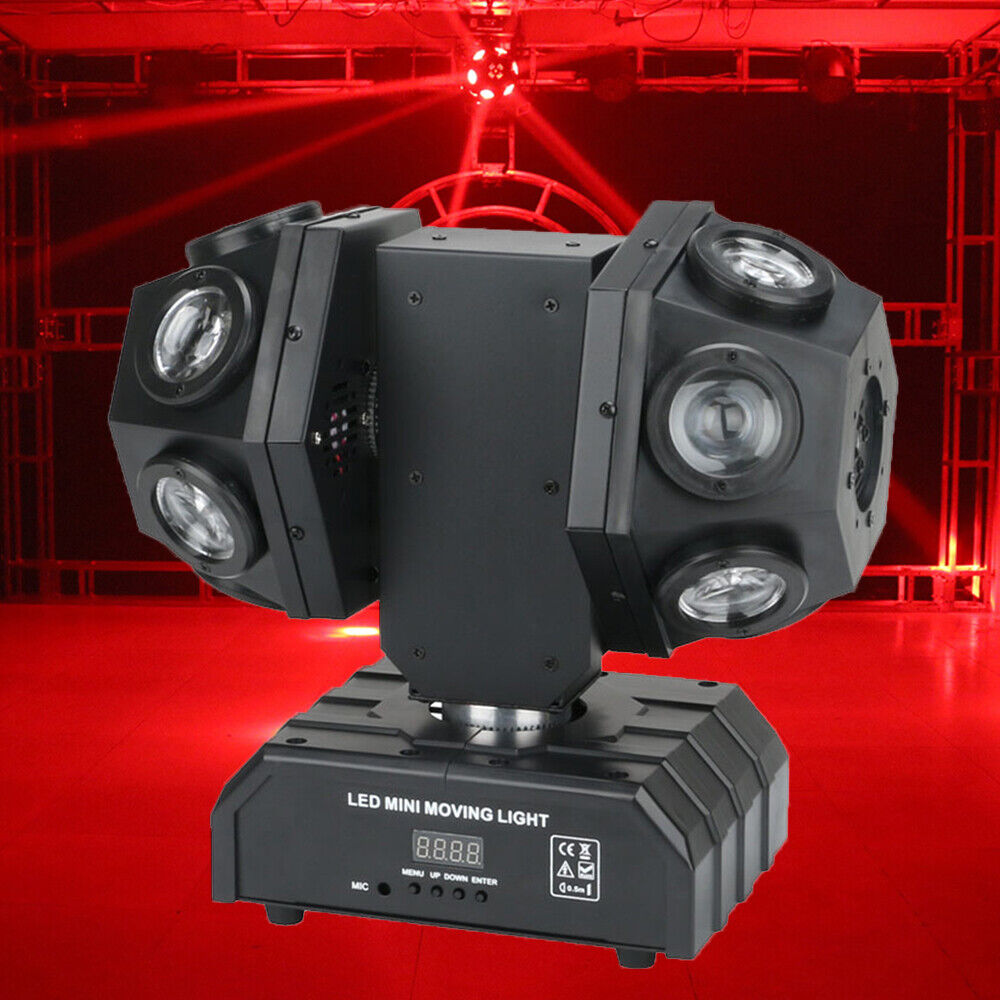 Cabeza Móvil Double Barrrel 12x10w con Laser Rojo y Verde - Imagen 3