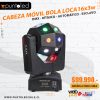 Cabeza Móvil Bola Loca 16x3w - Punto Led