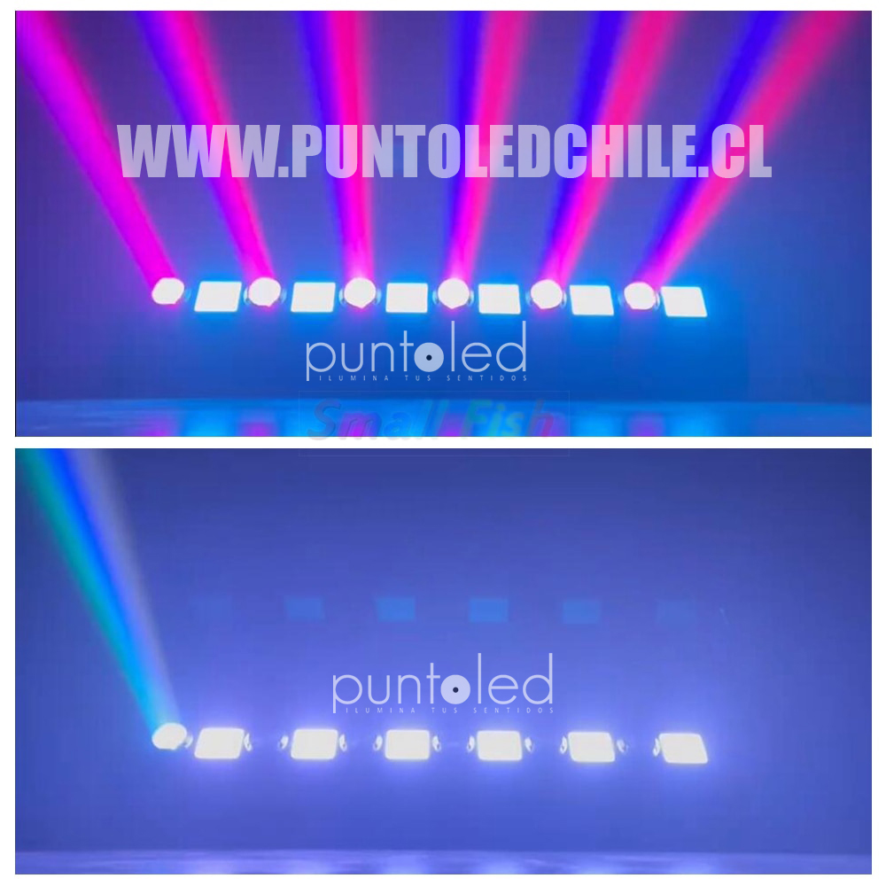 Barra Led 6x10w + 6 Led Smd 5050 - Imagen 3