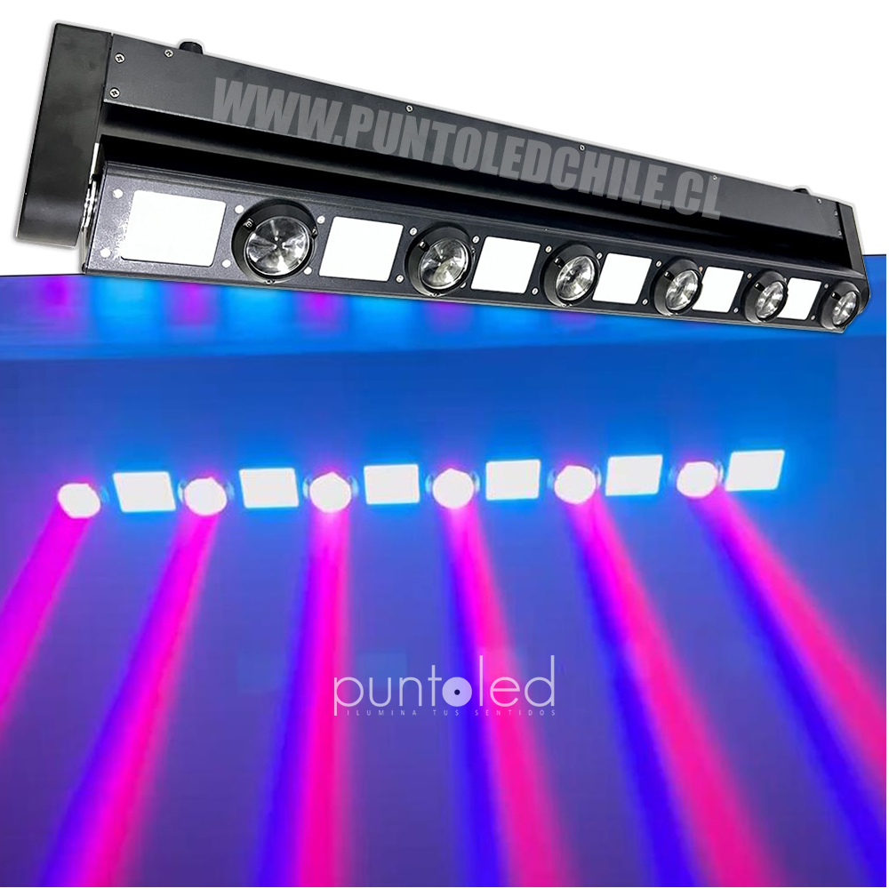 Barra Led 6x10w + 6 Led Smd 5050 - Imagen 2