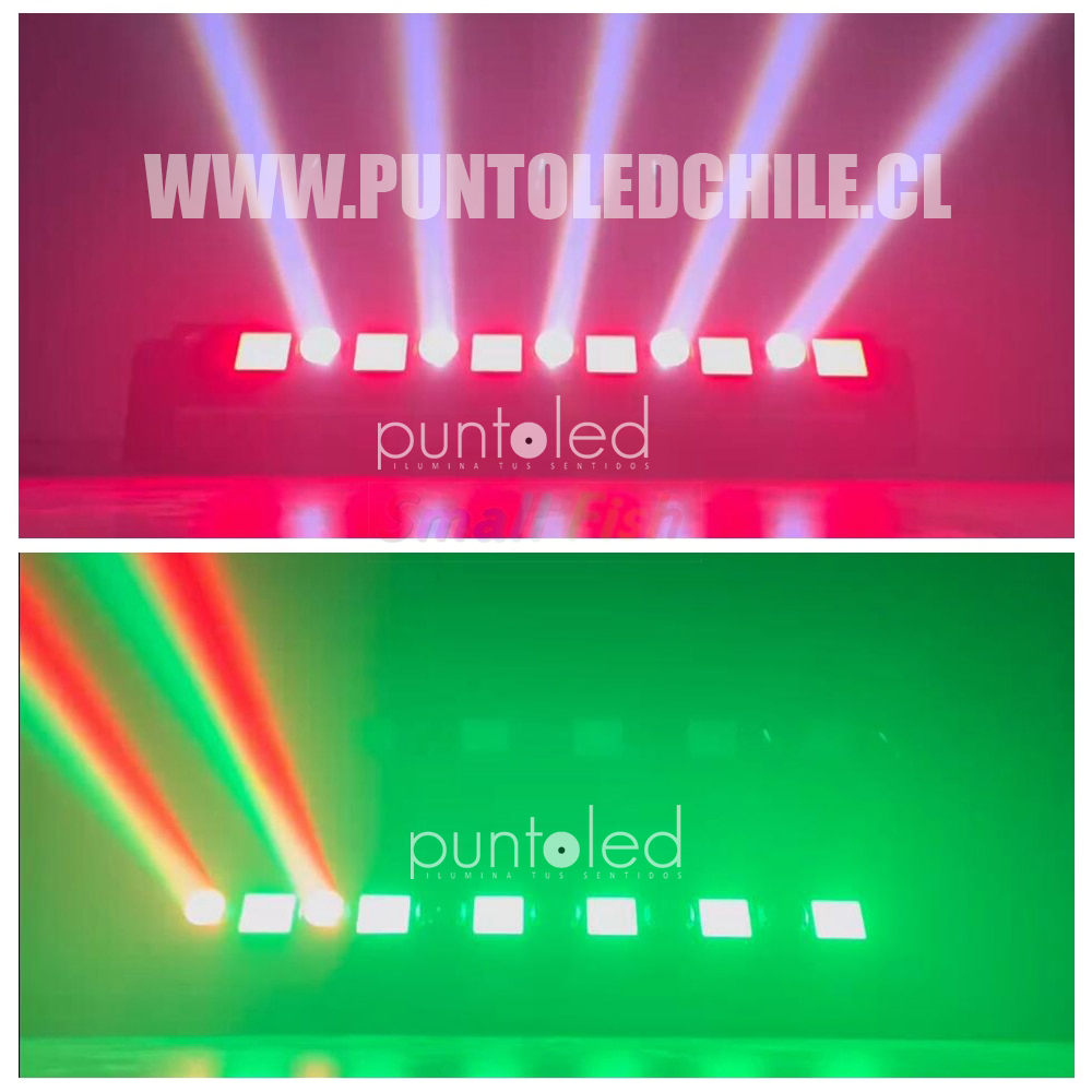 Barra Led 6x10w + 6 Led Smd 5050 - Imagen 4
