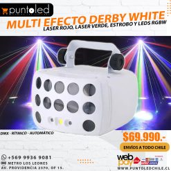 multi efecto derby white 2025 - punto led