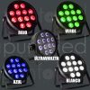 Foco 12 led rgbw UV 5 en 1 Punto led 2