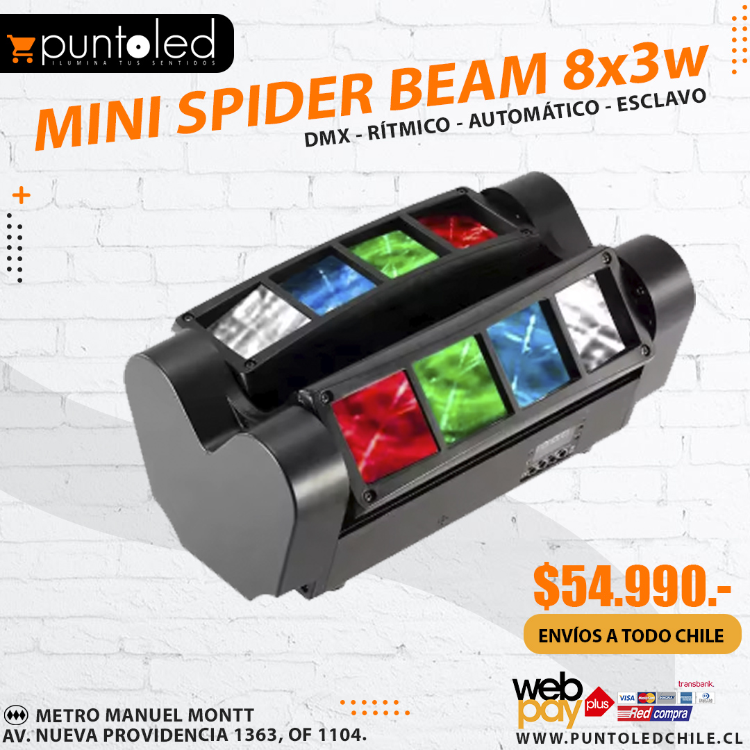 Mini Spider Beam 8x3w