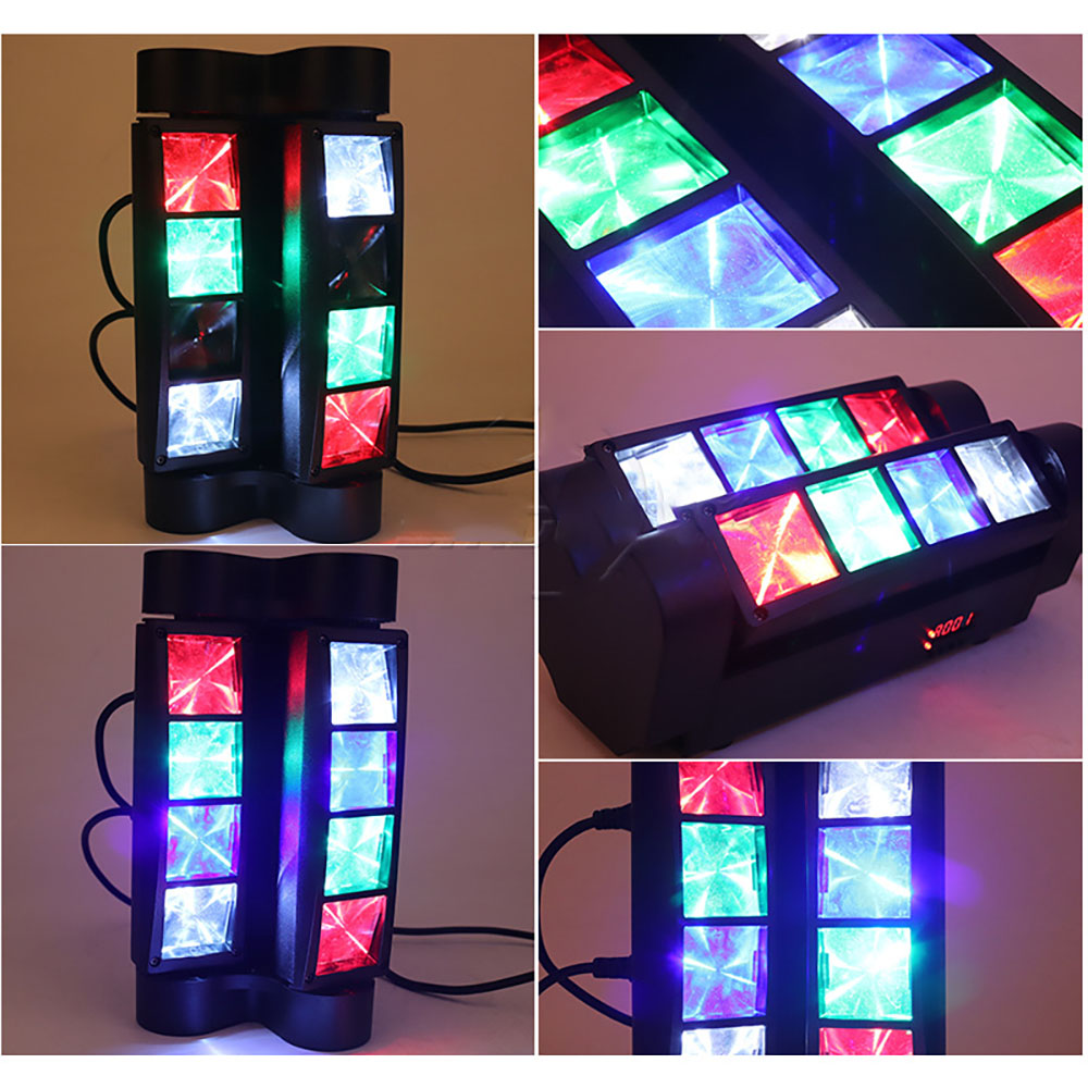 Pack 2 Mini Spider beam 8x3w - Punto Led Chile - Imagen 5