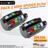 Pack 2 Mini Spider 8x3w - Punto Led Chile