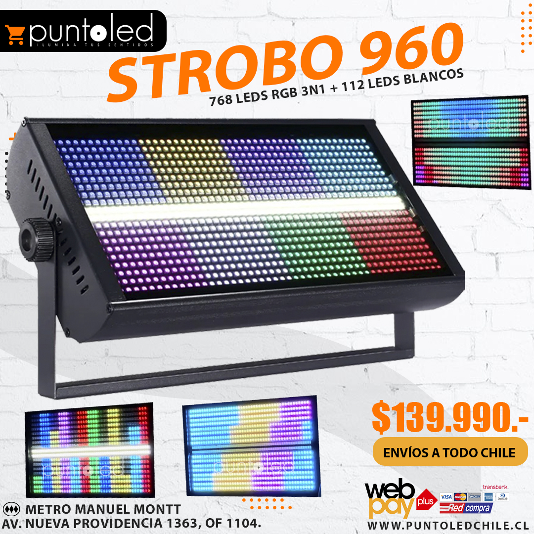 Strobo 960 Led - Punto Led Chile