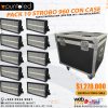 Pack 10 Strobo 960 led con case - Punto Led Chile