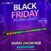 BARRA 24x3w rgb black friday