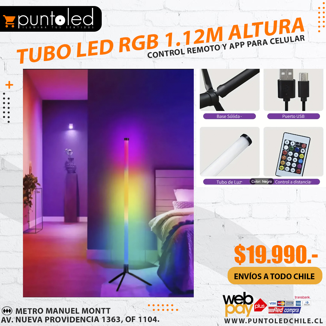 Tubo led punto led chile