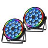 Focos 18 led rgbw anillo