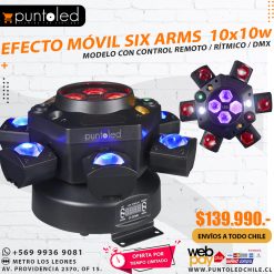 efecto movil six arms con control