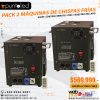 Pack 2 máquinas chispa fría 650w promo
