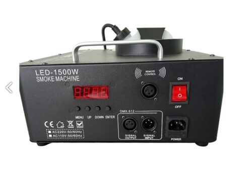 Máquina de Humo Vertical 1.500w con Leds DMX 2 - Imagen 5