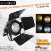 Foco Cob 200w con aleta corta flujo - punto led